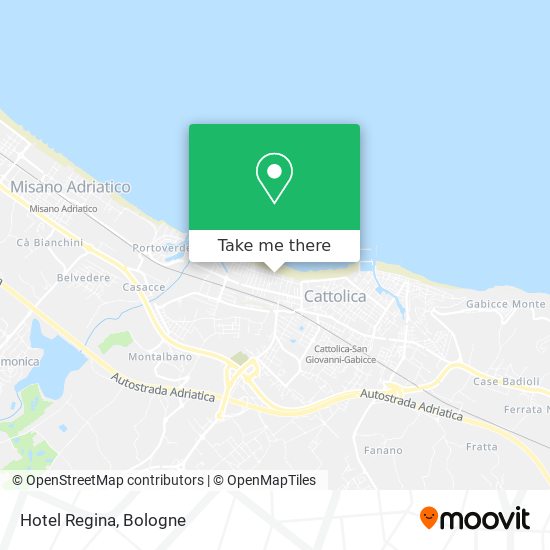 Hotel Regina map