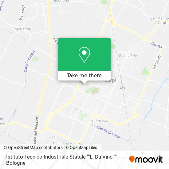 Istituto Tecnico Industriale Statale ""L. Da Vinci"" map