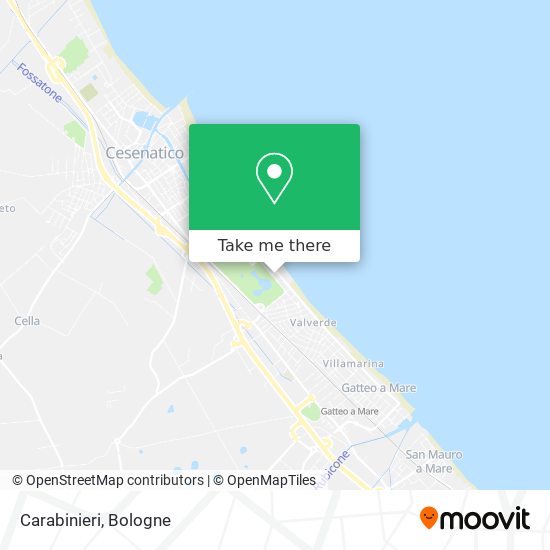 Carabinieri map
