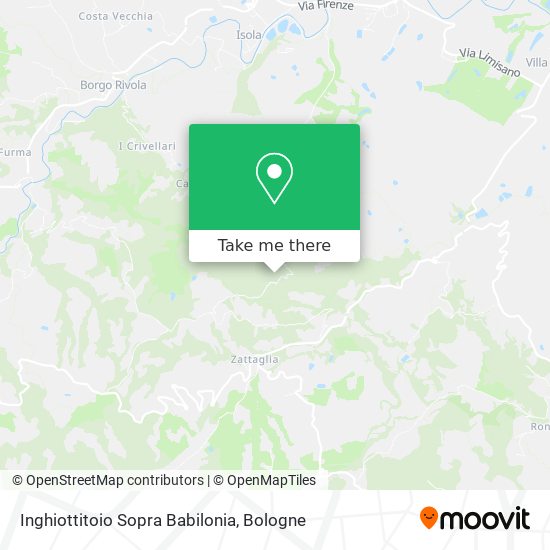 Inghiottitoio Sopra Babilonia map