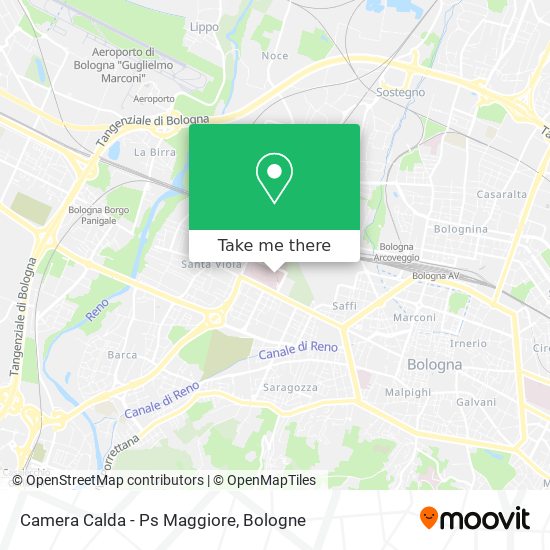 Camera Calda - Ps Maggiore map