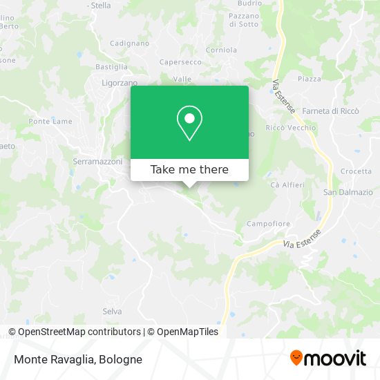 Monte Ravaglia map