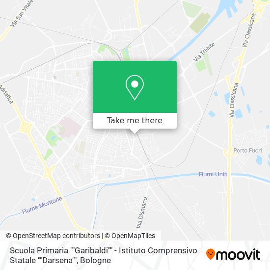 Scuola Primaria ""Garibaldi"" - Istituto Comprensivo Statale ""Darsena"" map