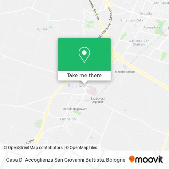 Casa Di Accoglienza San Giovanni Battista map