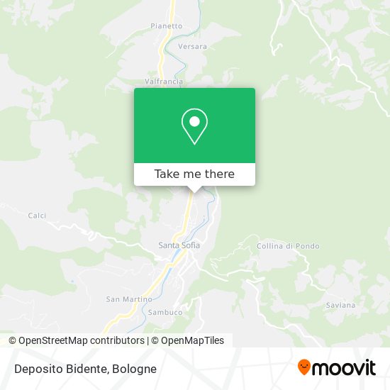Deposito Bidente map