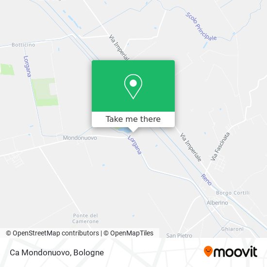 Ca Mondonuovo map