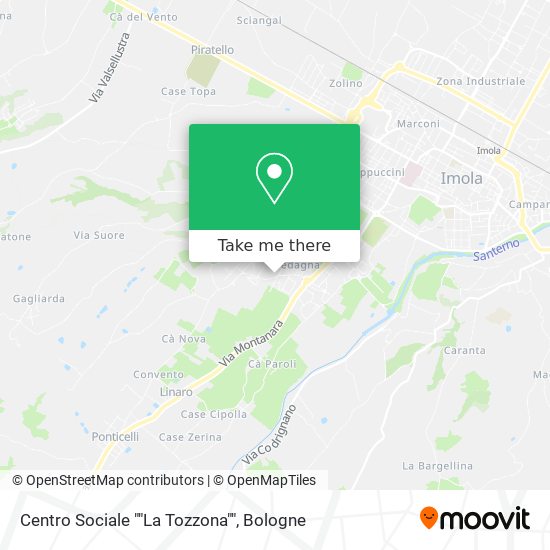 Centro Sociale ""La Tozzona"" map