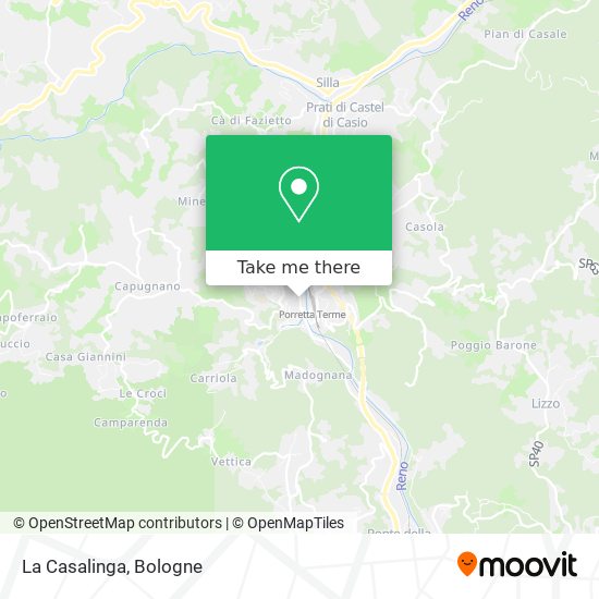 La Casalinga map