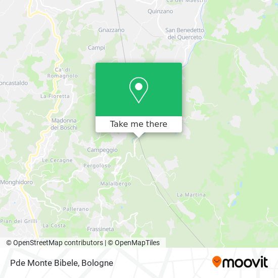 Pde Monte Bibele map