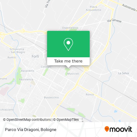 Parco Via Dragoni map
