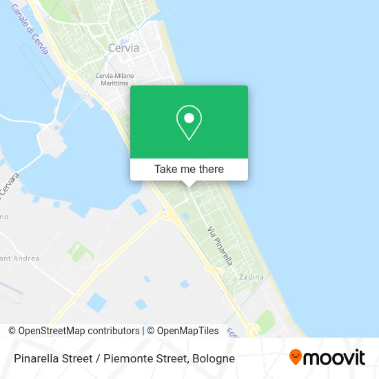 Pinarella Street / Piemonte Street map
