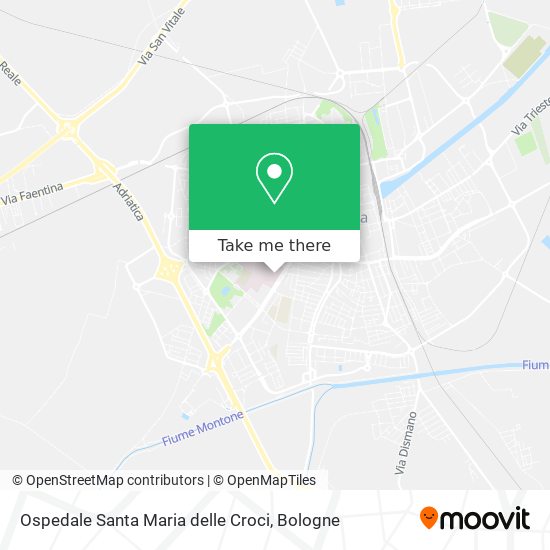 Ospedale Santa Maria delle Croci map