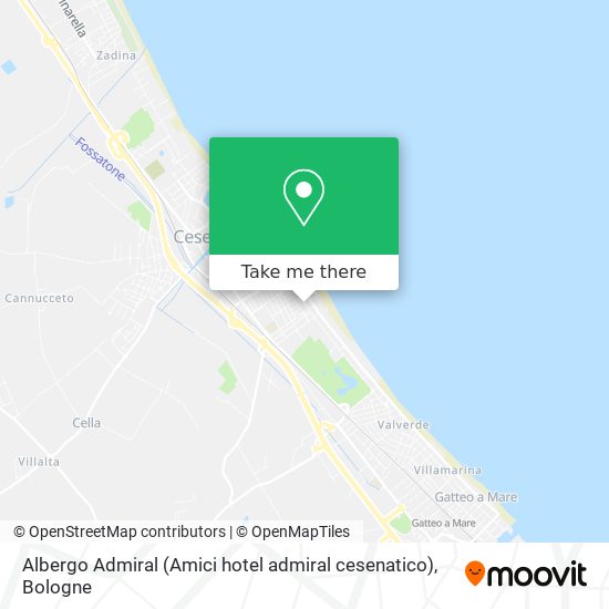 Albergo Admiral (Amici hotel admiral cesenatico) map