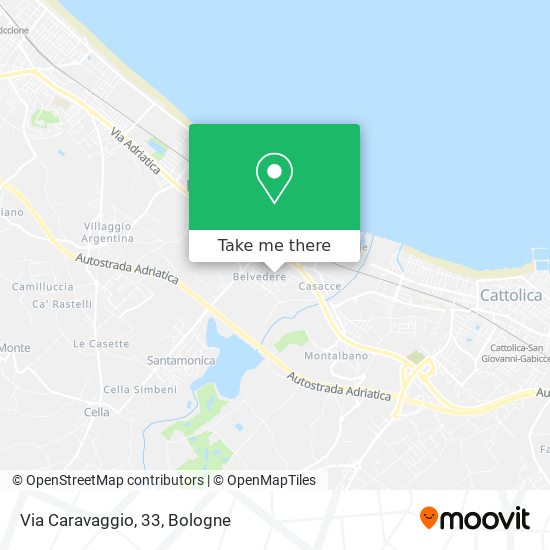 Via Caravaggio, 33 map