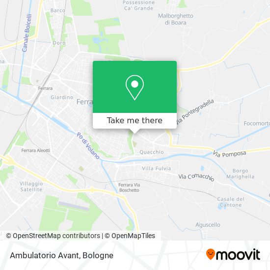 Ambulatorio Avant map