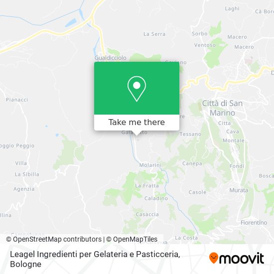Leagel Ingredienti per Gelateria e Pasticceria map