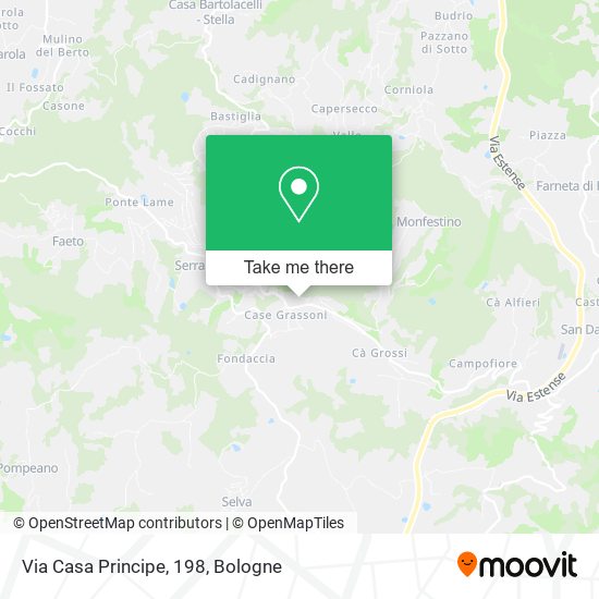 Via Casa Principe, 198 map