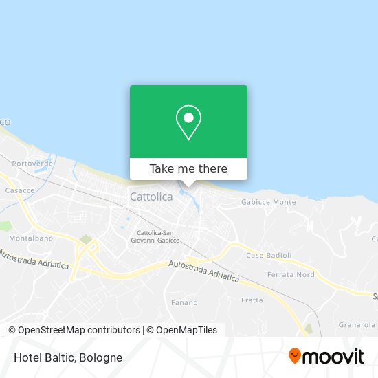 Hotel Baltic map