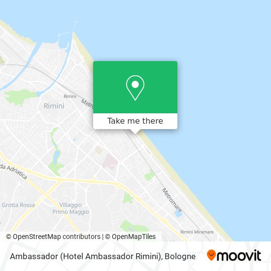Ambassador (Hotel Ambassador Rimini) map