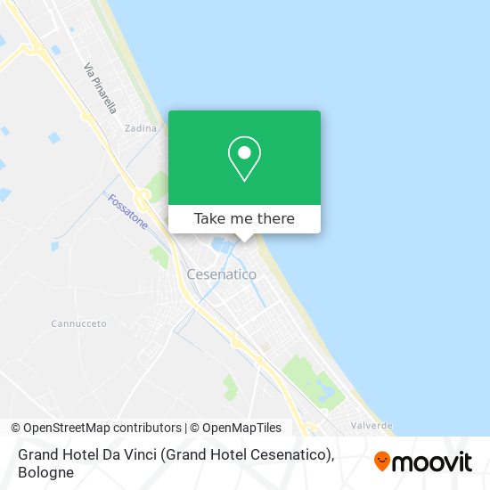 Grand Hotel Da Vinci (Grand Hotel Cesenatico) map