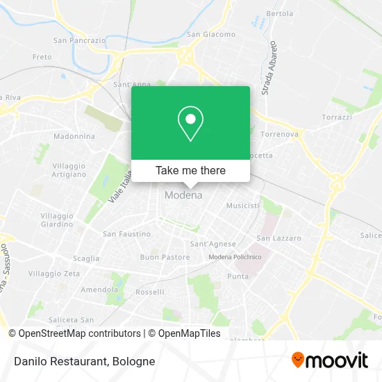 Danilo Restaurant map