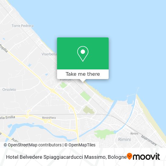 Hotel Belvedere Spiaggiacarducci Massimo map