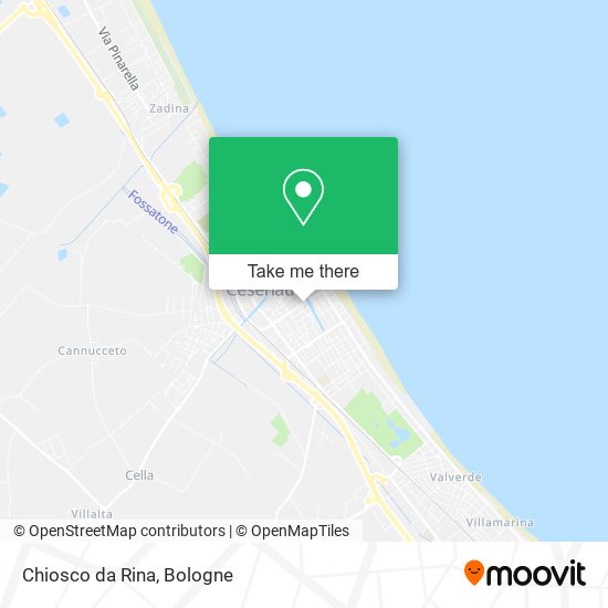 Chiosco da Rina map
