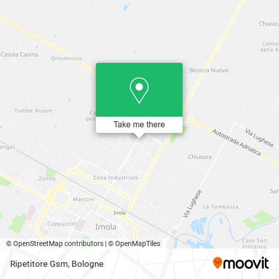 Ripetitore Gsm map