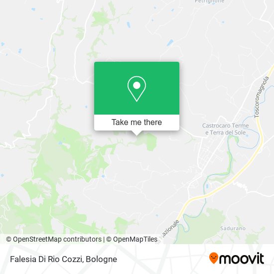 Falesia Di Rio Cozzi map