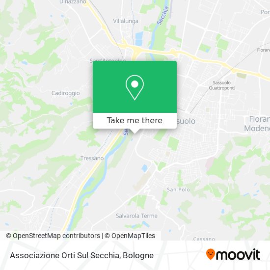 Associazione Orti Sul Secchia map