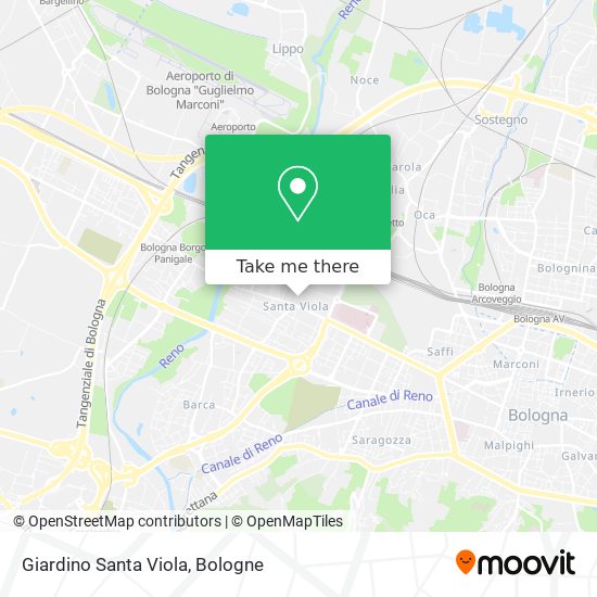 Giardino Santa Viola map