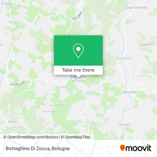 Botteghino Di Zocca map