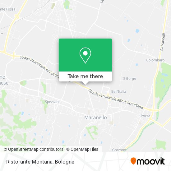 Ristorante Montana map