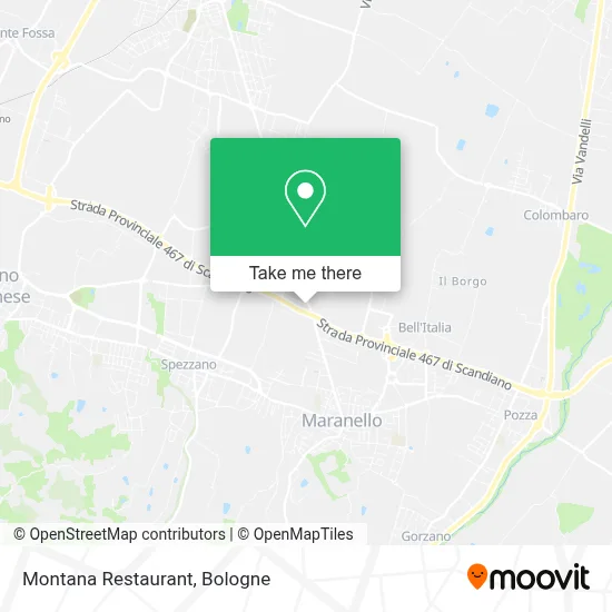 Montana Restaurant map