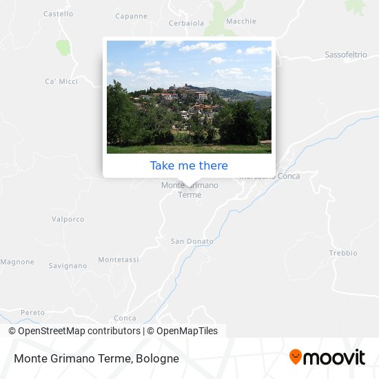 Monte Grimano Terme map