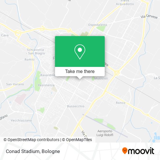 Conad Stadium map