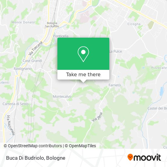 Buca Di Budriolo map