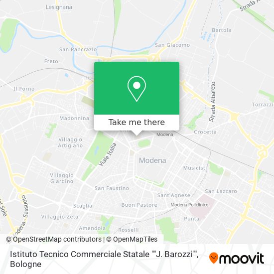 Istituto Tecnico Commerciale Statale ""J. Barozzi"" map