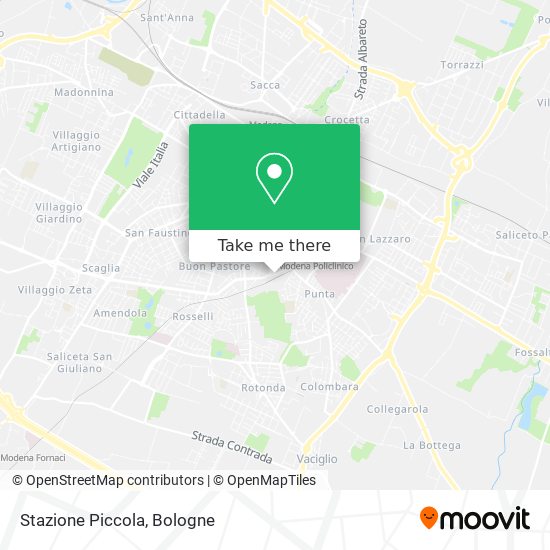 Stazione Piccola map