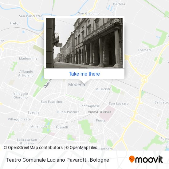 Teatro Comunale Luciano Pavarotti map