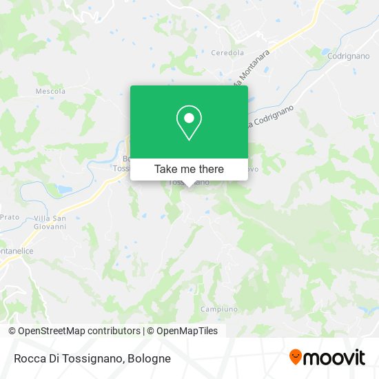Rocca Di Tossignano (Ruderi) map