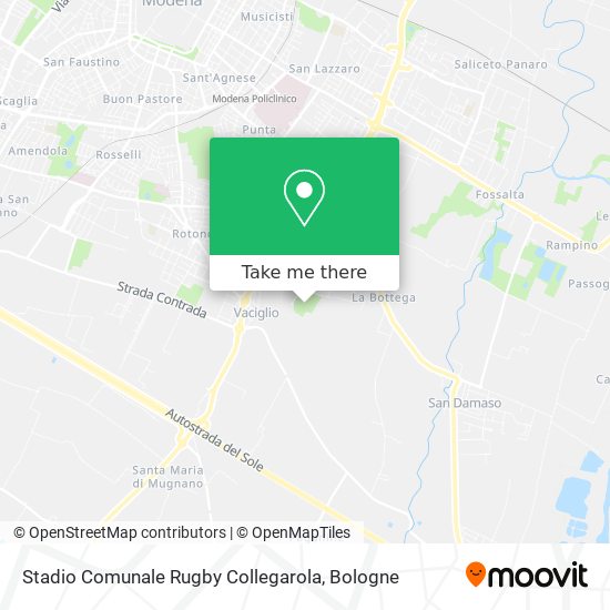 Stadio Comunale Rugby Collegarola map