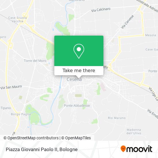 Piazza Giovanni Paolo II map
