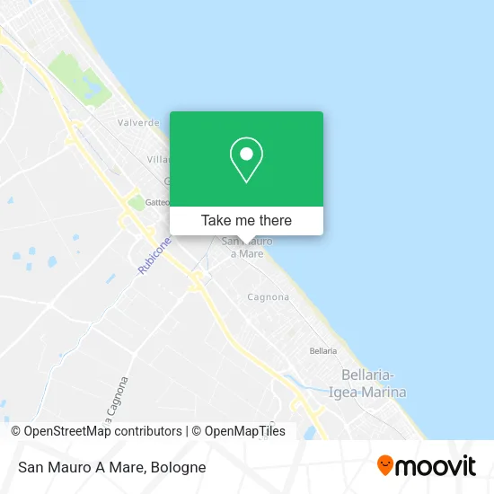 San Mauro A Mare map