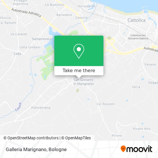 Galleria Marignano map