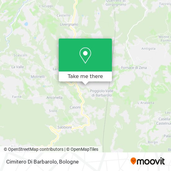 Cimitero Di Barbarolo map