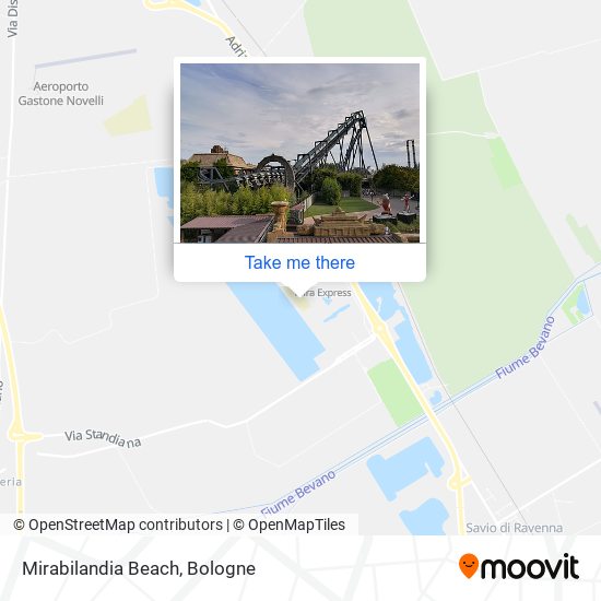 Mirabilandia Beach map