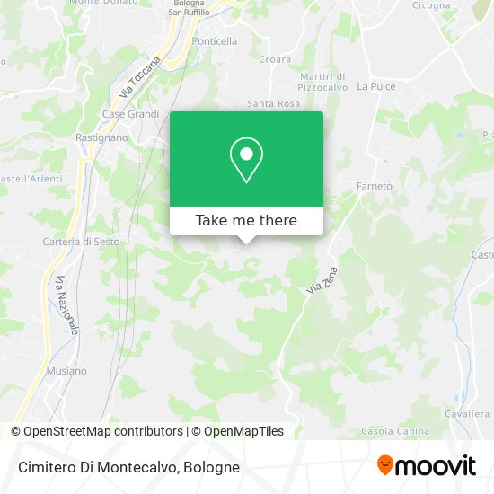 Cimitero Di Montecalvo map