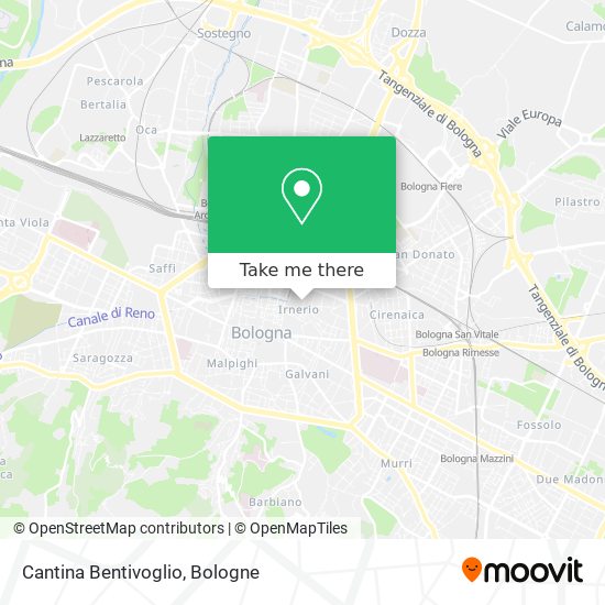 Cantina Bentivoglio map
