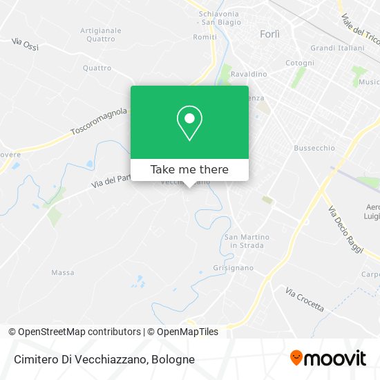 Cimitero Di Vecchiazzano map